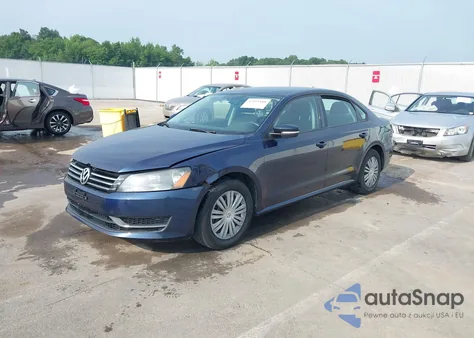 2014 Volkswagen Passat 1.8T S from USA, damaged, VIN 1VWAS7A32EC084874